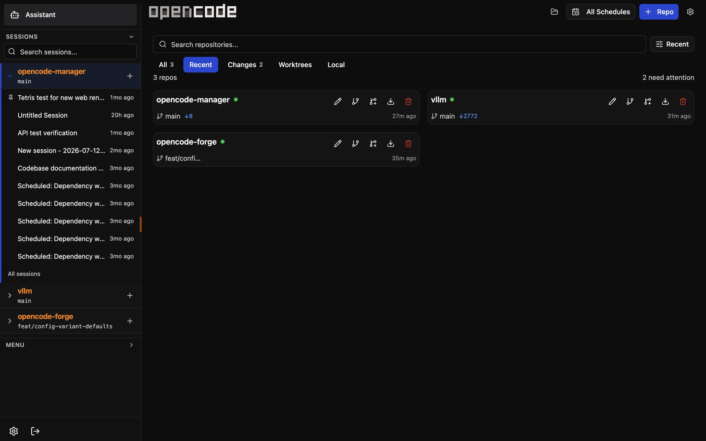 OpenCode Manager