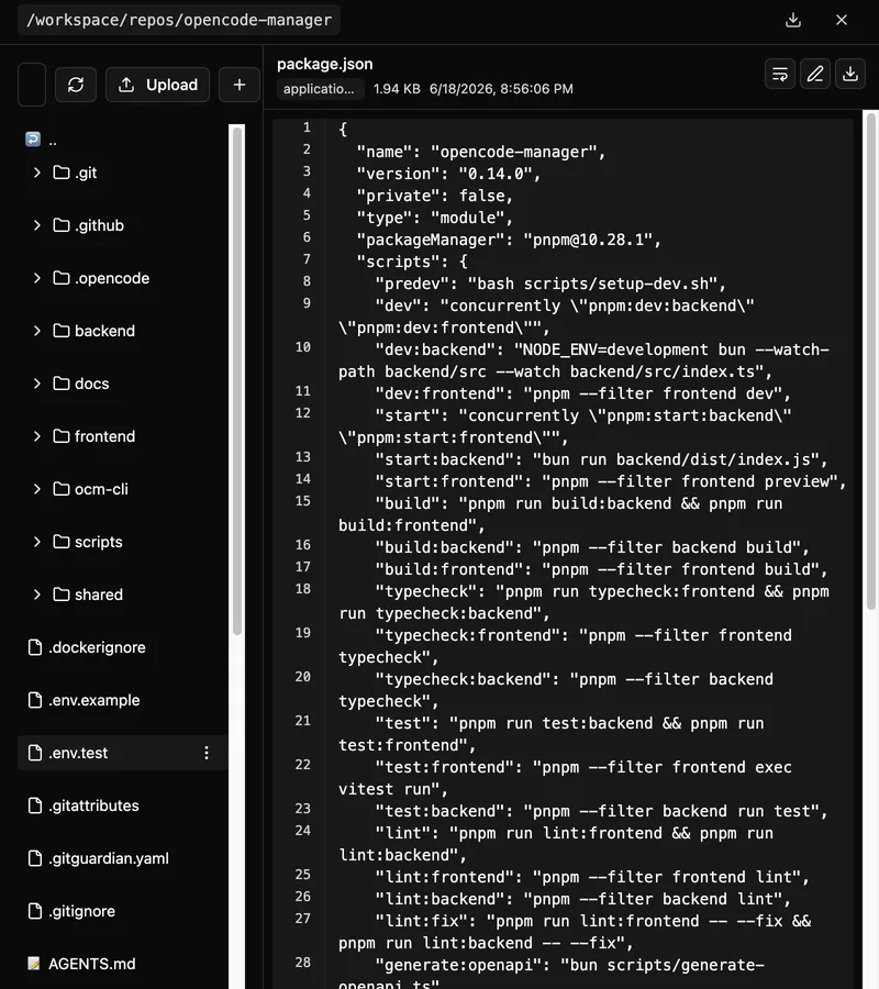 File browser